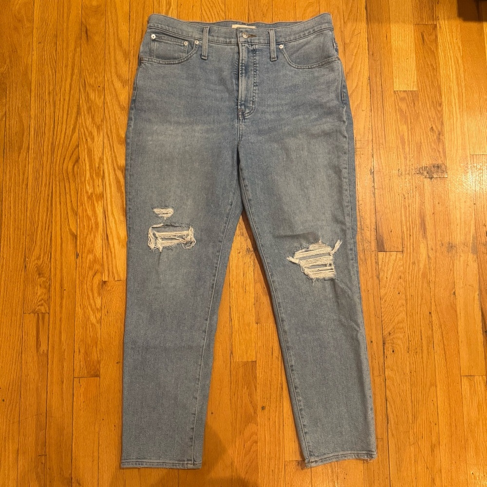 Madewell Classic Distressed Jeans